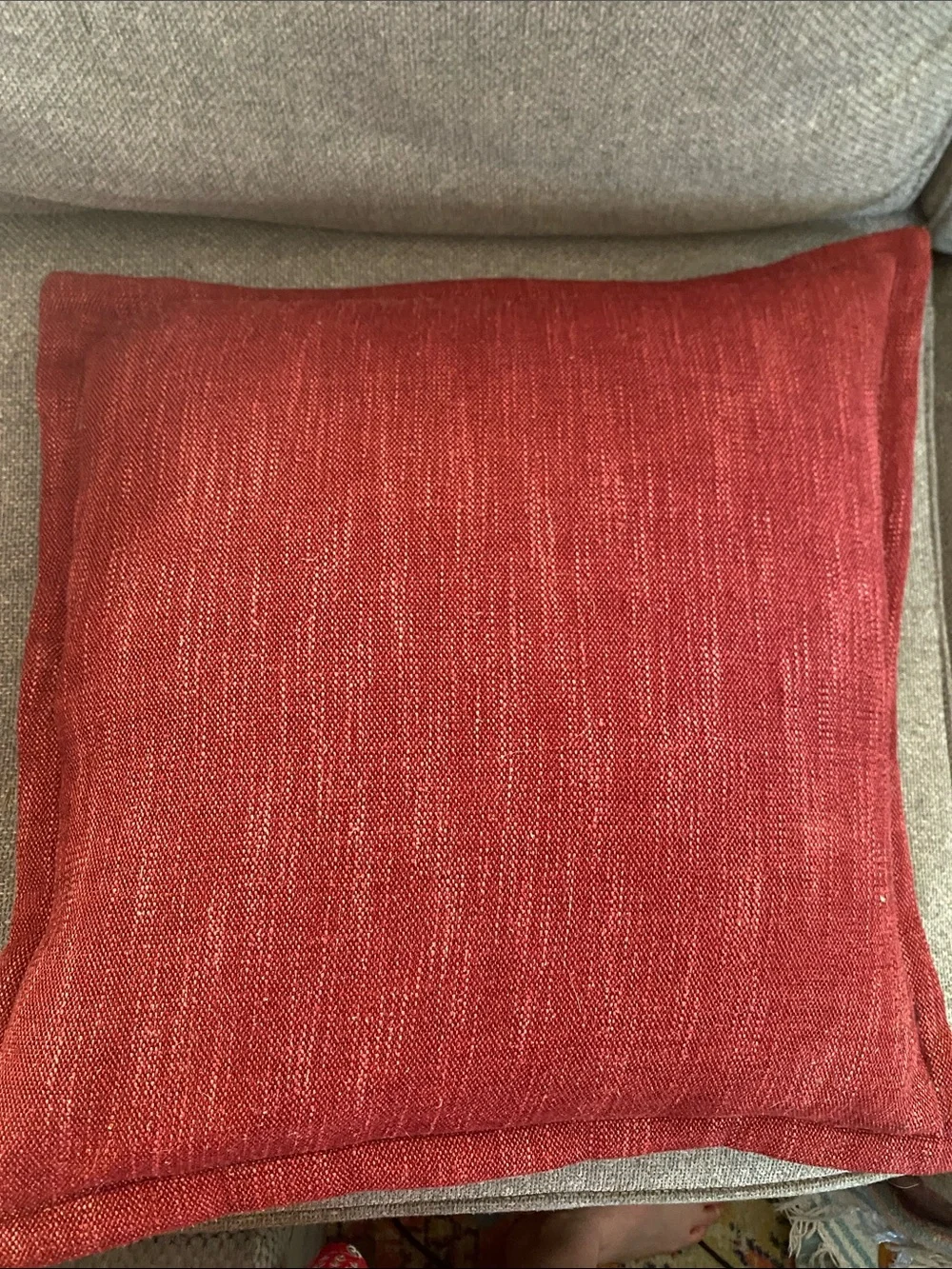 Burgundy Down Feather Decorative Throw Pillow